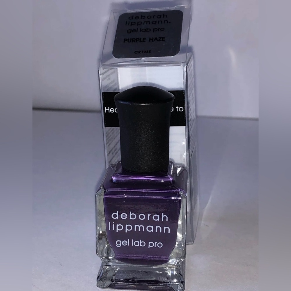 Deborah Lippmann Nail Polish Gel Lab Pro “Purple Haze”Full Size  Purple NEW.